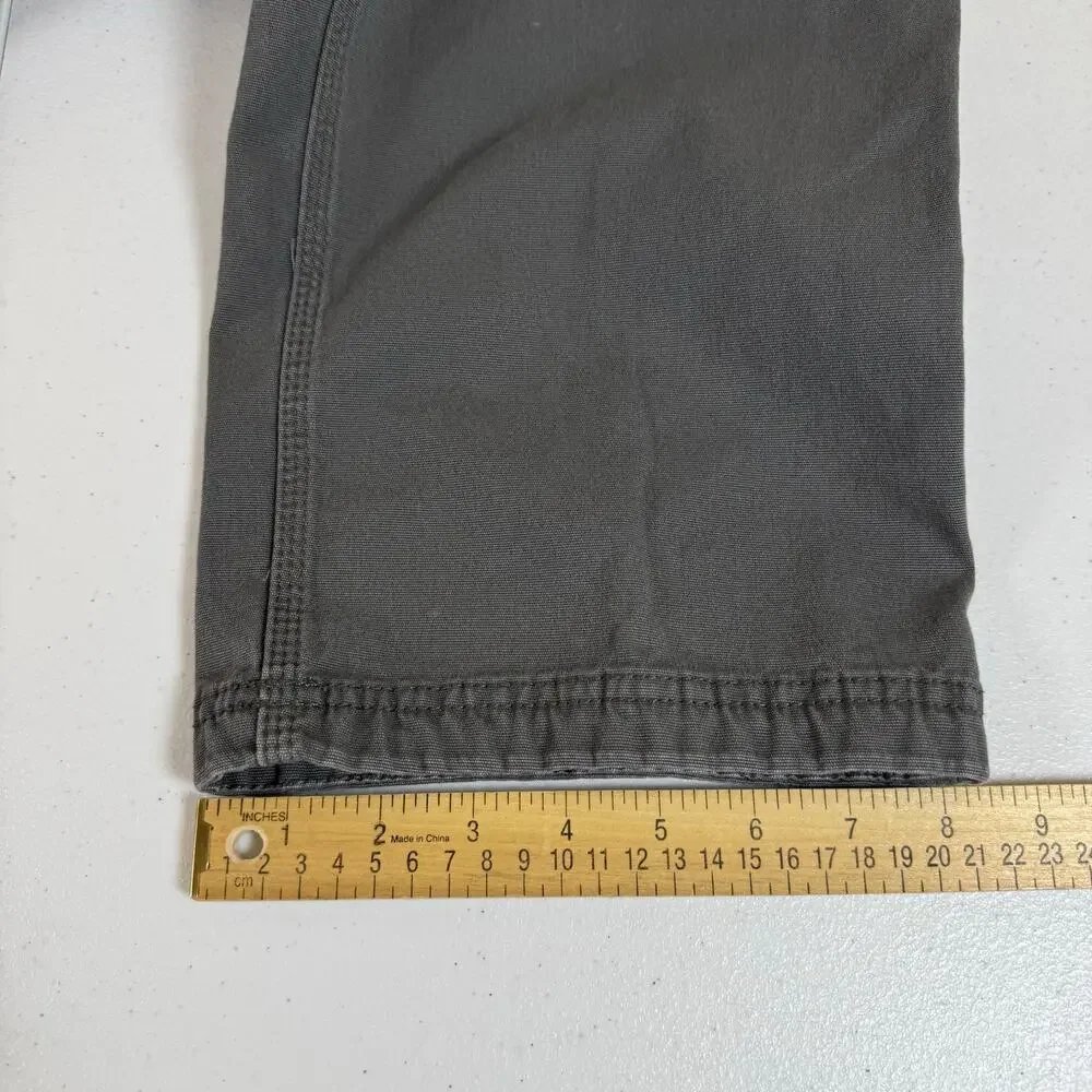 Duluth Trading Co Pants Mens 38x36 Act (38x33) Duluthflex Fire Hose Cargo Gray